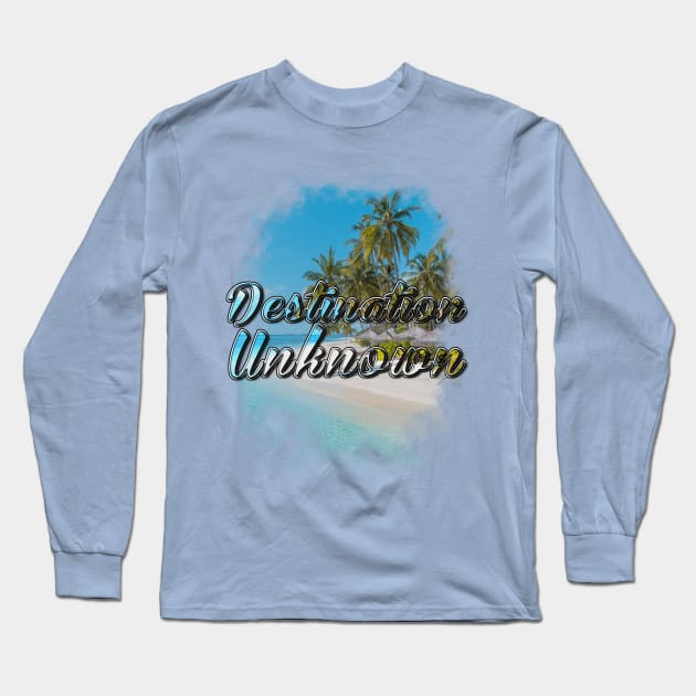 Destination Unknown Summer Long Sleeve T-Shirt by 8 Fists of Tees